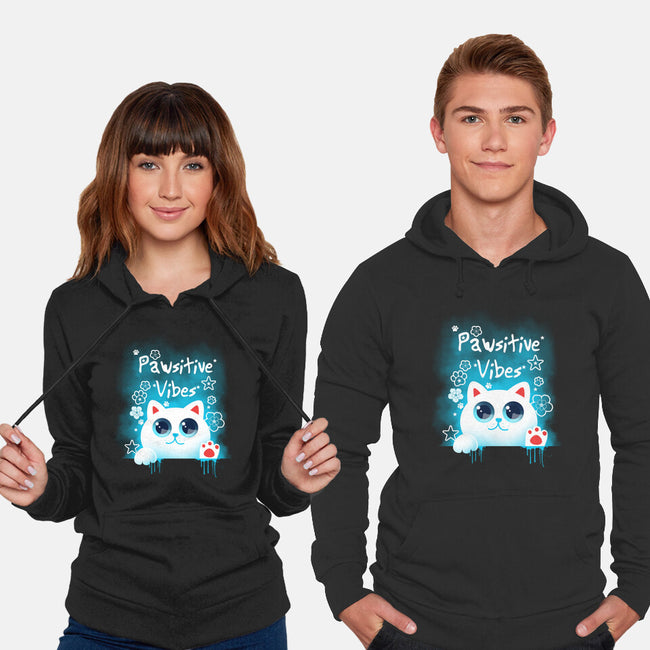 Pawsitive Vibes-unisex pullover sweatshirt-erion_designs