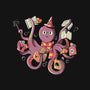 Magic Octopus-womens off shoulder sweatshirt-tobefonseca