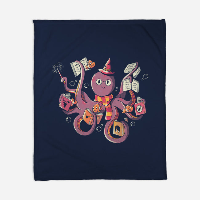 Magic Octopus-none fleece blanket-tobefonseca
