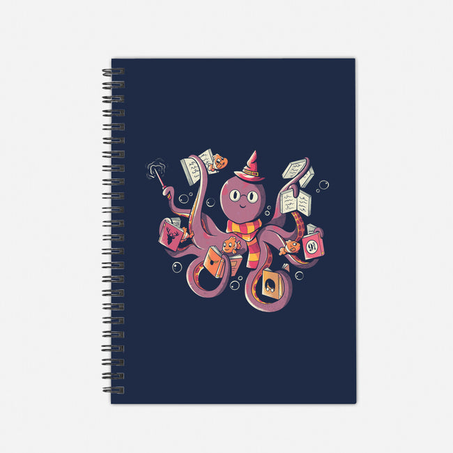 Magic Octopus-none dot grid notebook-tobefonseca