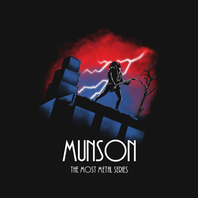 Munson The Most Metal Series-none polyester shower curtain-Wookie Mike