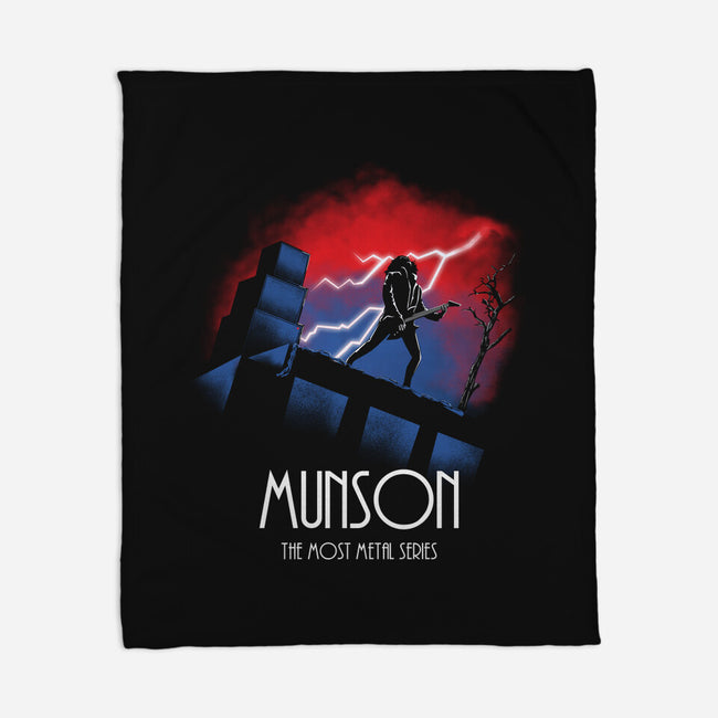 Munson The Most Metal Series-none fleece blanket-Wookie Mike