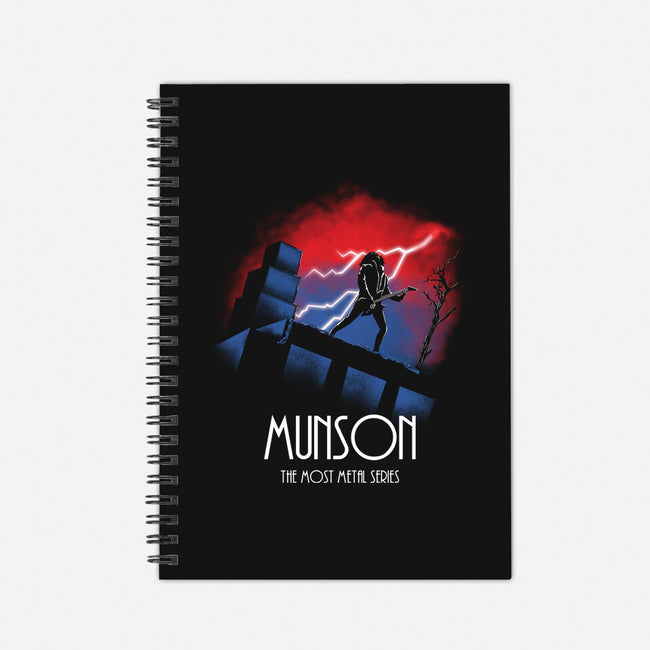 Munson The Most Metal Series-none dot grid notebook-Wookie Mike