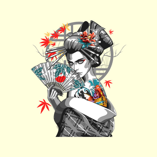 Irezumi II Geisha-none removable cover w insert throw pillow-heydale