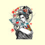 Irezumi II Geisha-none removable cover w insert throw pillow-heydale