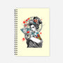 Irezumi II Geisha-none dot grid notebook-heydale