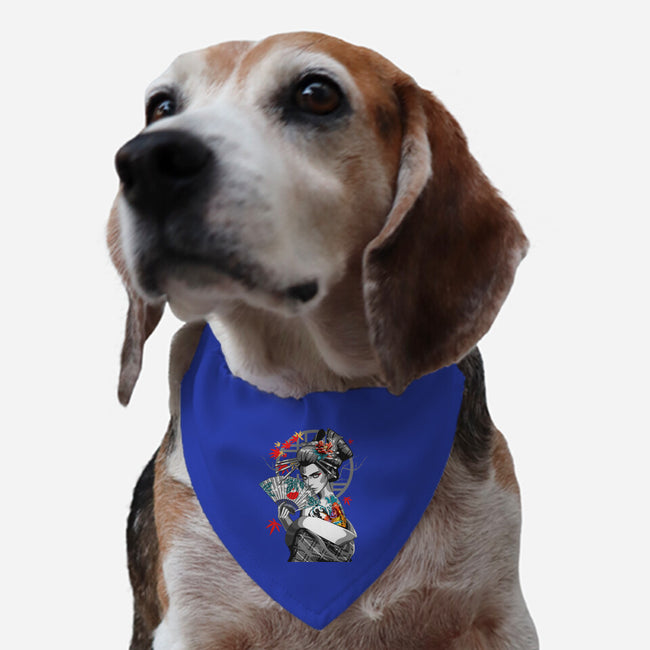 Irezumi II Geisha-dog adjustable pet collar-heydale
