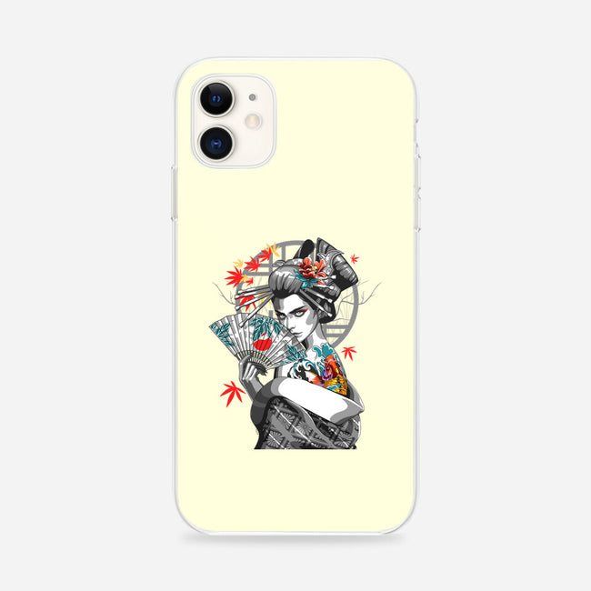 Irezumi II Geisha-iphone snap phone case-heydale