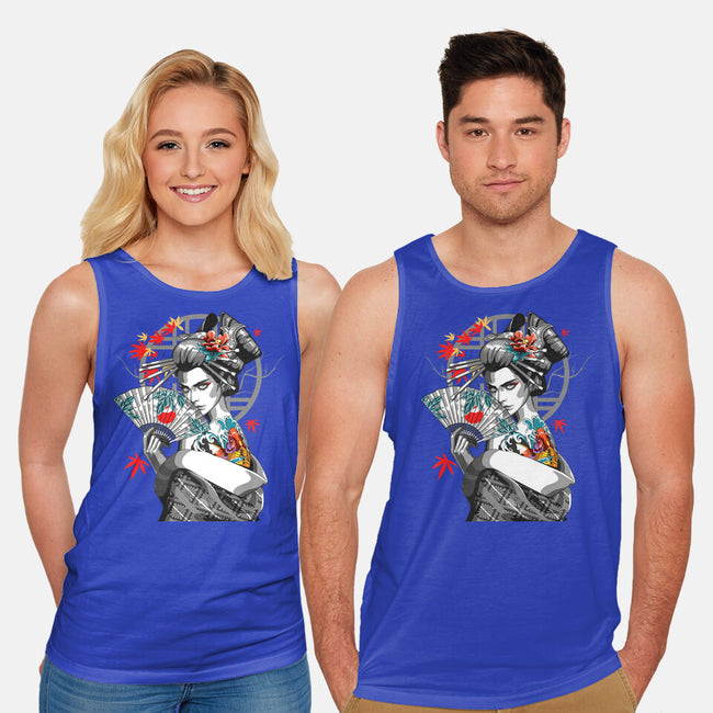 Irezumi II Geisha-unisex basic tank-heydale