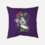 Irezumi II Geisha-none removable cover w insert throw pillow-heydale
