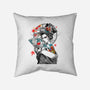 Irezumi II Geisha-none removable cover w insert throw pillow-heydale