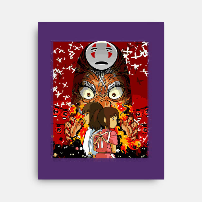 Spirited Couple-none stretched canvas-Hova