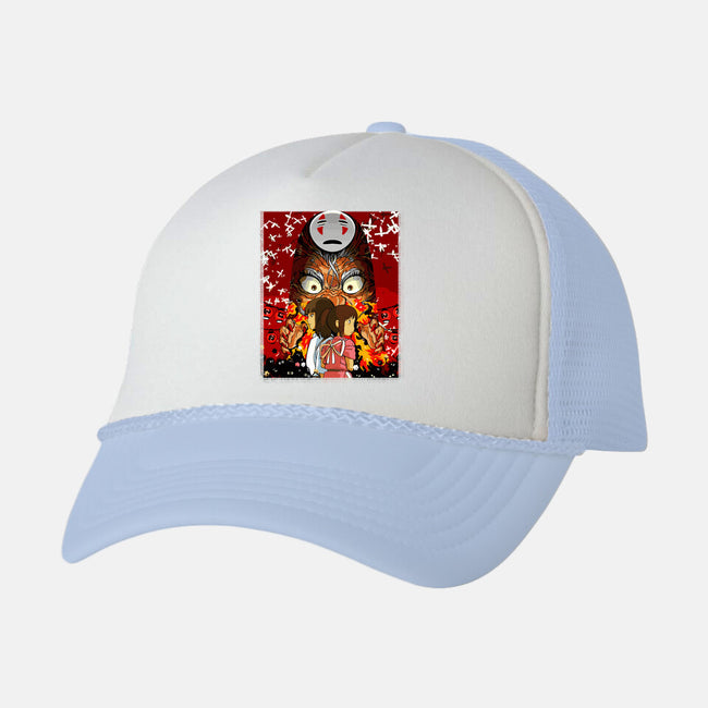 Spirited Couple-unisex trucker hat-Hova