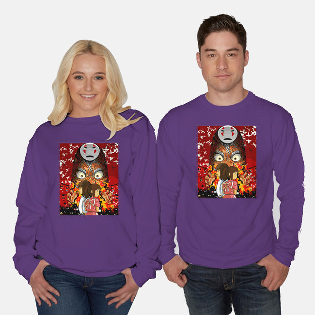 Spirited Couple-unisex crew neck sweatshirt-Hova