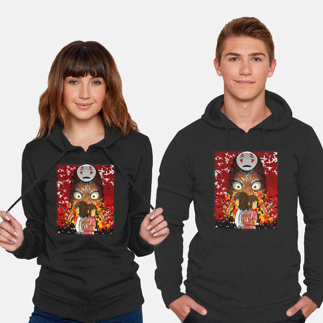 Spirited Couple-unisex pullover sweatshirt-Hova