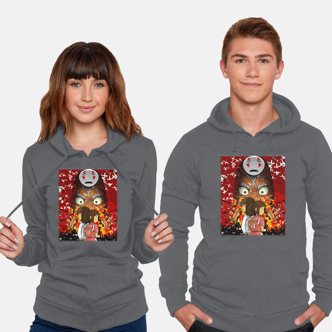 Spirited Couple-unisex pullover sweatshirt-Hova