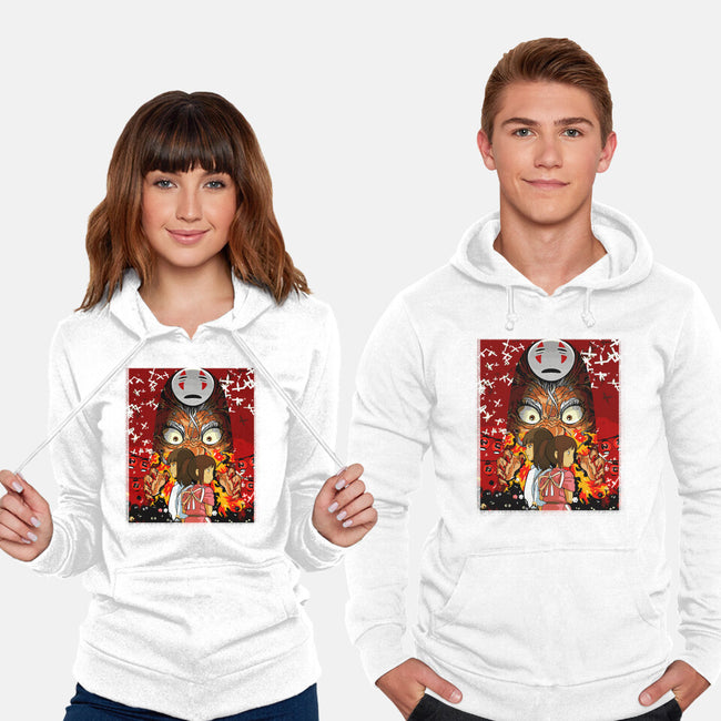 Spirited Couple-unisex pullover sweatshirt-Hova