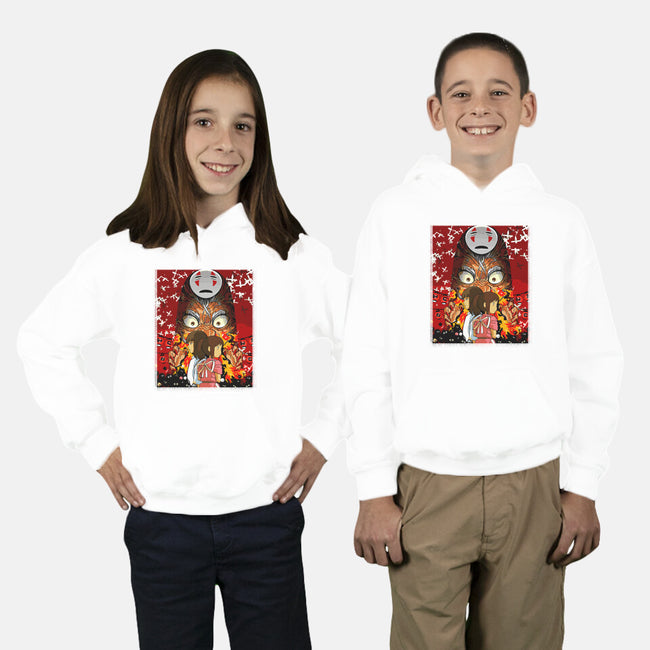 Spirited Couple-youth pullover sweatshirt-Hova