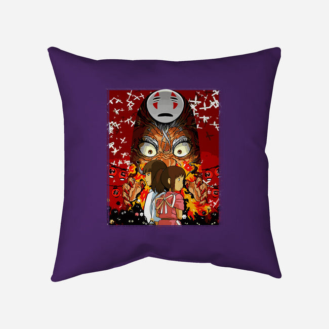 Spirited Couple-none removable cover w insert throw pillow-Hova