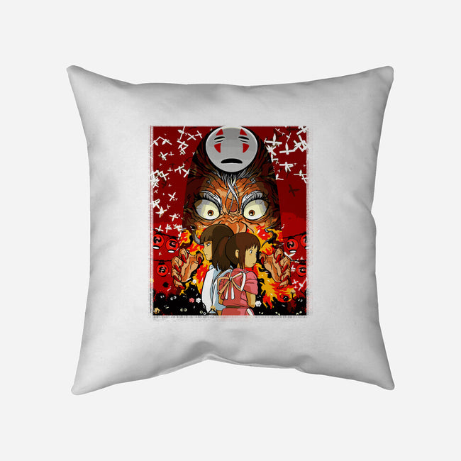 Spirited Couple-none removable cover throw pillow-Hova
