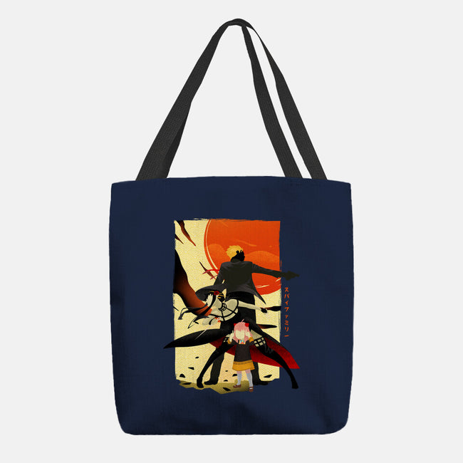 The Spy Family-none basic tote bag-bellahoang