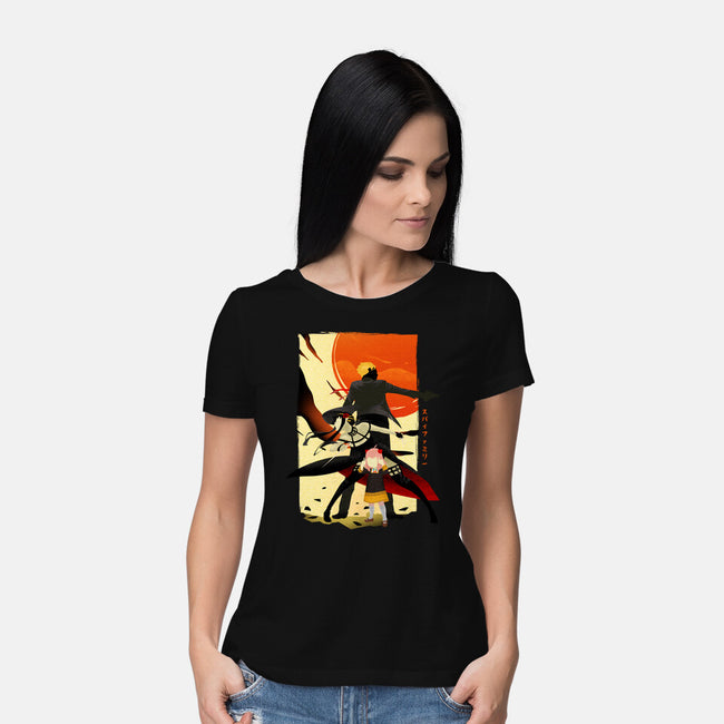 The Spy Family-womens basic tee-bellahoang