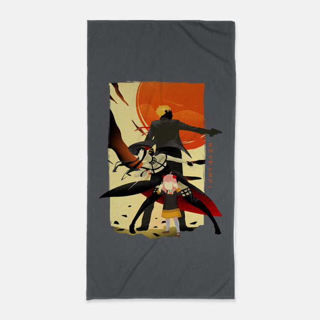 The Spy Family-none beach towel-bellahoang