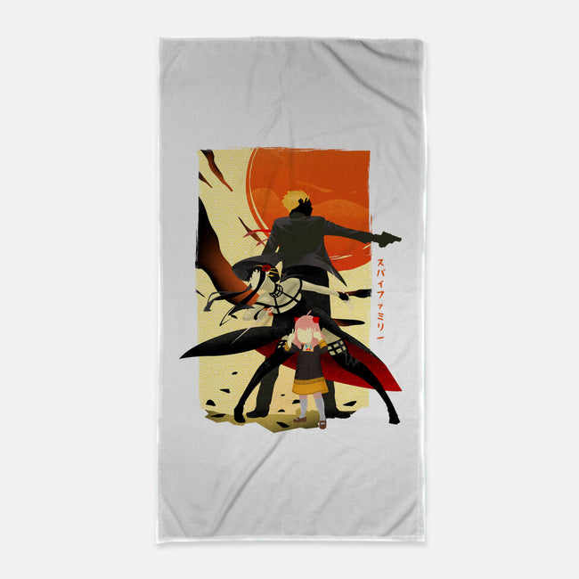 The Spy Family-none beach towel-bellahoang