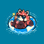 Summer Red Panda-none adjustable tote bag-TechraNova