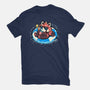 Summer Red Panda-mens heavyweight tee-TechraNova