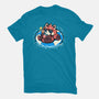 Summer Red Panda-womens basic tee-TechraNova