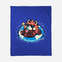 Summer Red Panda-none fleece blanket-TechraNova