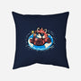 Summer Red Panda-none removable cover w insert throw pillow-TechraNova