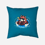 Summer Red Panda-none removable cover throw pillow-TechraNova
