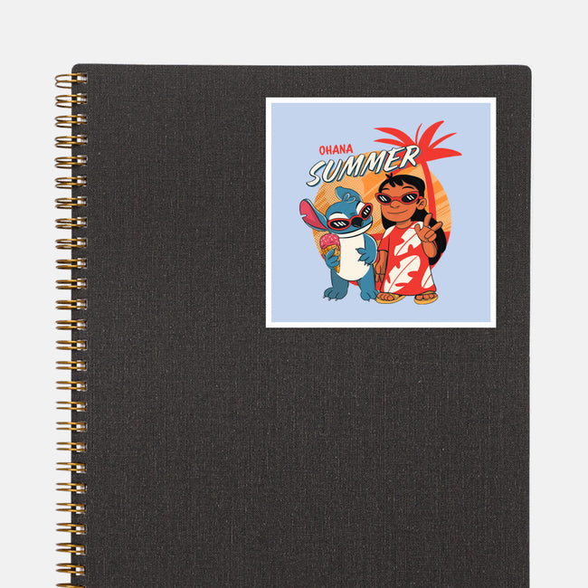 Ohana Summer-none glossy sticker-Conjura Geek