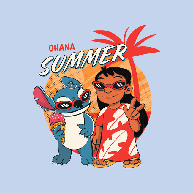 Ohana Summer-none zippered laptop sleeve-Conjura Geek