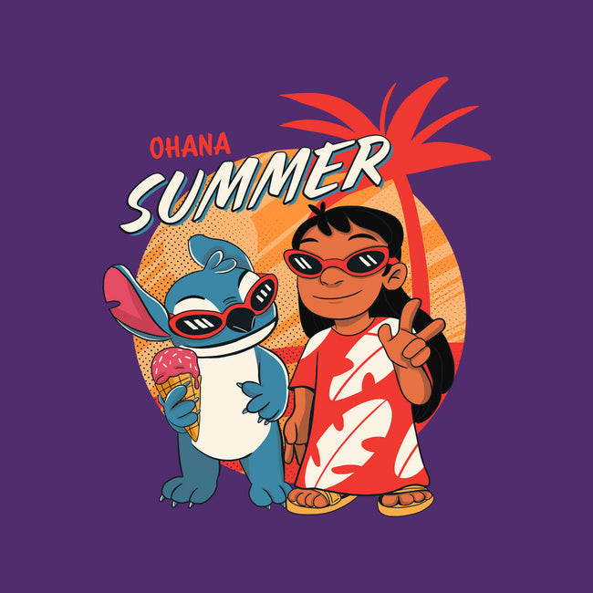 Ohana Summer-none removable cover throw pillow-Conjura Geek