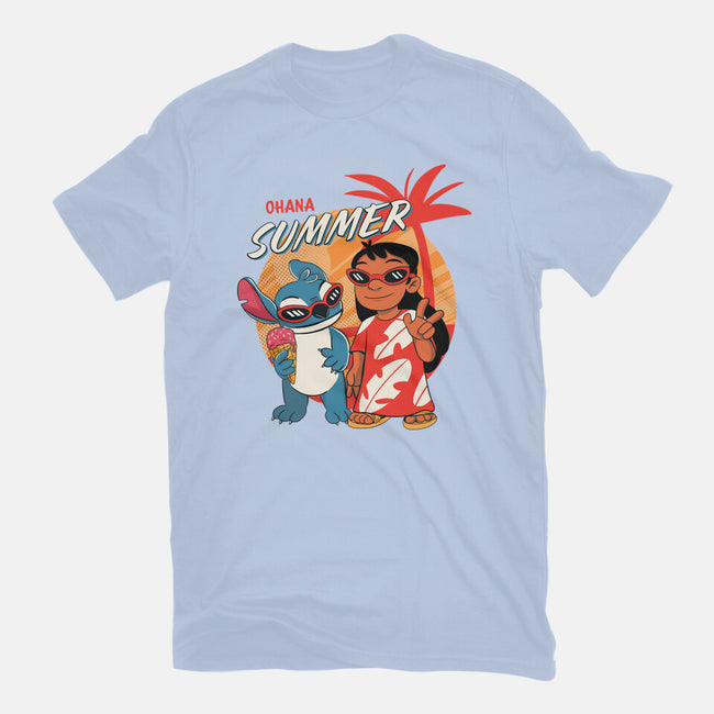 Ohana Summer-womens basic tee-Conjura Geek