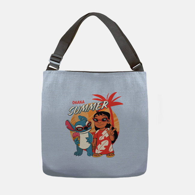 Ohana Summer-none adjustable tote bag-Conjura Geek