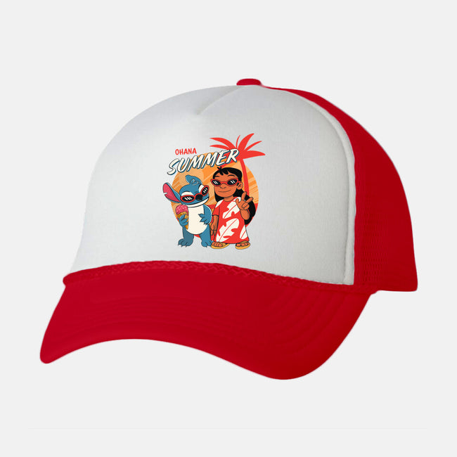 Ohana Summer-unisex trucker hat-Conjura Geek