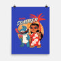 Ohana Summer-none matte poster-Conjura Geek