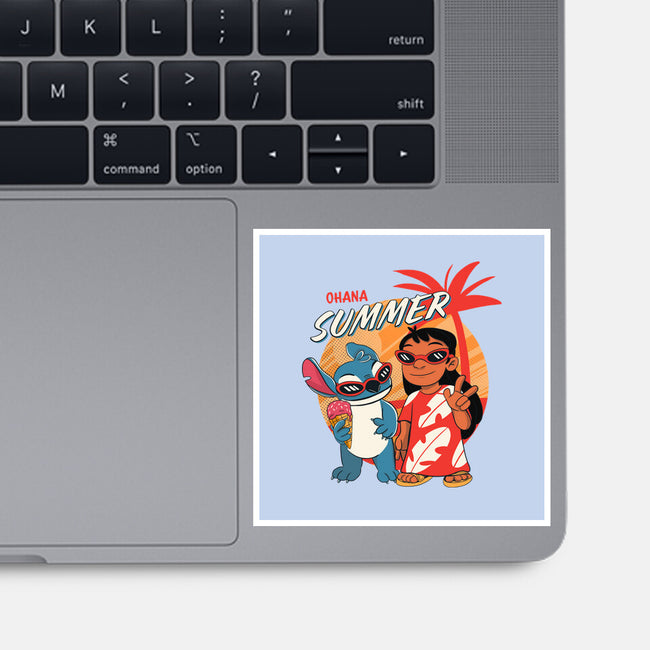 Ohana Summer-none glossy sticker-Conjura Geek