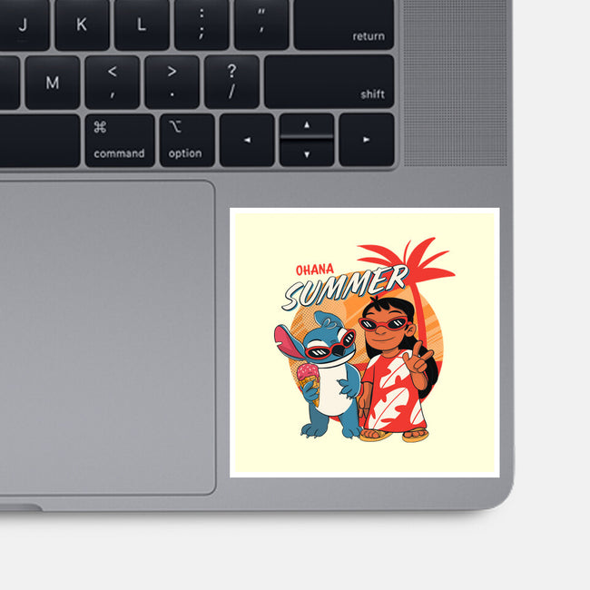Ohana Summer-none glossy sticker-Conjura Geek