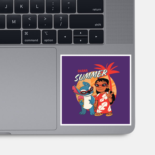 Ohana Summer-none glossy sticker-Conjura Geek