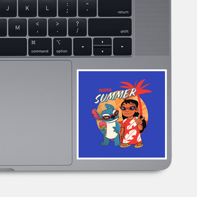 Ohana Summer-none glossy sticker-Conjura Geek