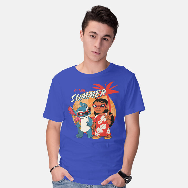 Ohana Summer-mens basic tee-Conjura Geek