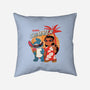 Ohana Summer-none removable cover w insert throw pillow-Conjura Geek