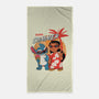 Ohana Summer-none beach towel-Conjura Geek