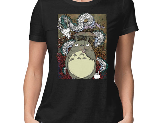 Dragon And God Of Forest