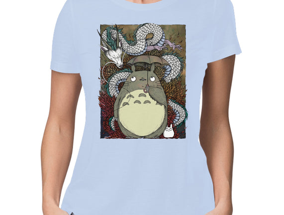 Dragon And God Of Forest